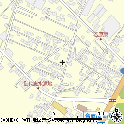 熊本県合志市御代志1665-74周辺の地図