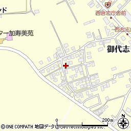 熊本県合志市御代志1873-10周辺の地図