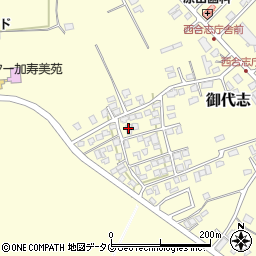 熊本県合志市御代志1873-14周辺の地図