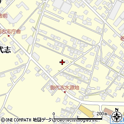 熊本県合志市御代志1665-39周辺の地図