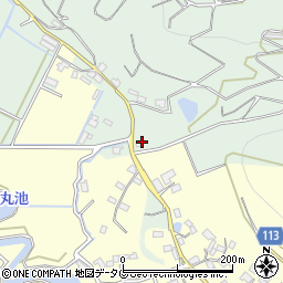 熊本県玉名市天水町野部田387周辺の地図