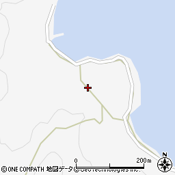 長崎県南松浦郡新上五島町間伏郷350周辺の地図