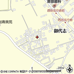 熊本県合志市御代志1873-9周辺の地図