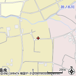 熊本県熊本市北区植木町滴水1820周辺の地図