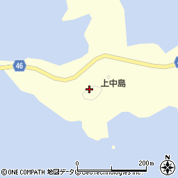 上中島公園周辺の地図