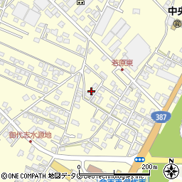 熊本県合志市御代志1665-87周辺の地図