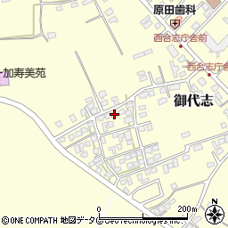 熊本県合志市御代志1873-11周辺の地図