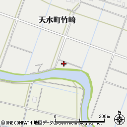 熊本県玉名市天水町竹崎39-3周辺の地図