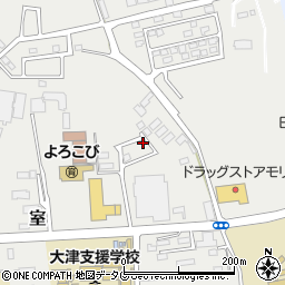 熊本県菊池郡大津町室1705-18周辺の地図