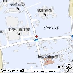 翔陽高校入口周辺の地図