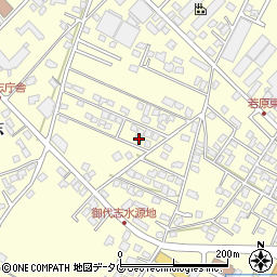 熊本県合志市御代志1665-123周辺の地図