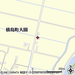 熊本県玉名市横島町大園480周辺の地図