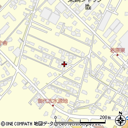 熊本県合志市御代志1665-124周辺の地図