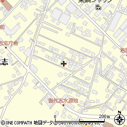 熊本県合志市御代志1665-119周辺の地図