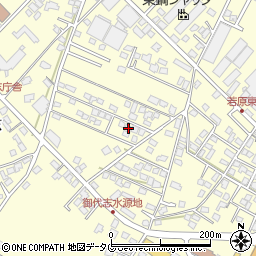 熊本県合志市御代志1665-122周辺の地図