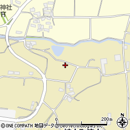 熊本県熊本市北区植木町滴水1445-1周辺の地図