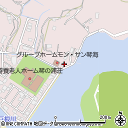 長崎県長崎市琴海戸根町713-4周辺の地図