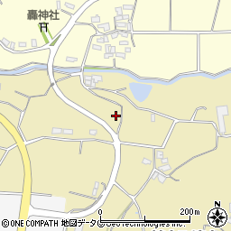 熊本県熊本市北区植木町滴水1563-1周辺の地図