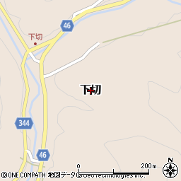 高知県三原村（幡多郡）下切周辺の地図