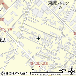 熊本県合志市御代志1665-116周辺の地図
