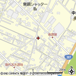 熊本県合志市御代志1665-136周辺の地図
