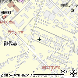 熊本県合志市御代志1665-149周辺の地図