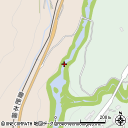 数鹿流ヶ滝周辺の地図
