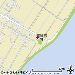 熊本県玉名市滑石4353周辺の地図