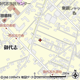 熊本県合志市御代志1665-146周辺の地図