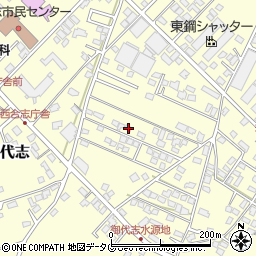 熊本県合志市御代志1665-111周辺の地図
