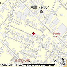 熊本県合志市御代志1665-164周辺の地図
