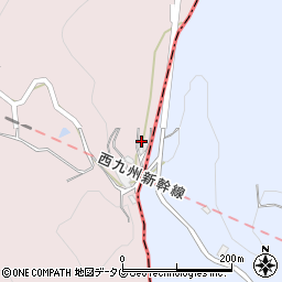 長崎県大村市中里町18周辺の地図