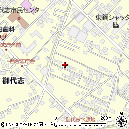 熊本県合志市御代志1665-139周辺の地図