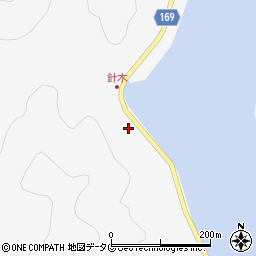 長崎県南松浦郡新上五島町間伏郷596周辺の地図