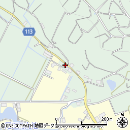 熊本県玉名市天水町野部田376周辺の地図