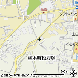 熊本県熊本市北区植木町滴水136周辺の地図