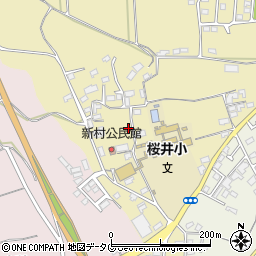 熊本県熊本市北区植木町滴水2199周辺の地図