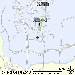 熊本県熊本市北区改寄町2523周辺の地図