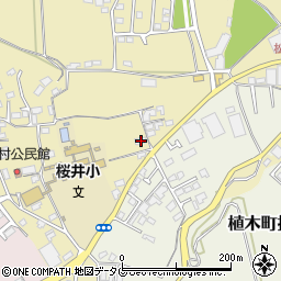 熊本県熊本市北区植木町滴水2247周辺の地図