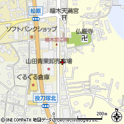 熊本県熊本市北区植木町滴水69周辺の地図