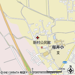 熊本県熊本市北区植木町滴水2205周辺の地図
