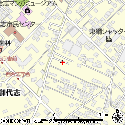 熊本県合志市御代志1662-31周辺の地図