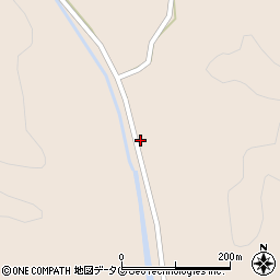 大分県佐伯市直川大字横川1241周辺の地図