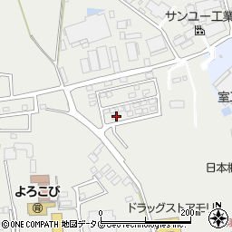 熊本県菊池郡大津町室1676-42周辺の地図