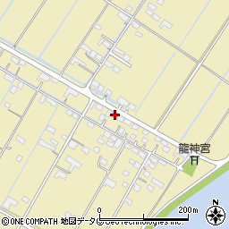 熊本県玉名市滑石4345周辺の地図