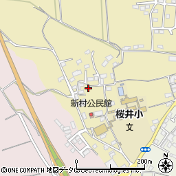 熊本県熊本市北区植木町滴水2204周辺の地図
