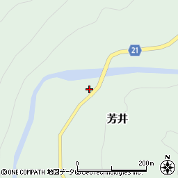 高知県幡多郡三原村芳井1045周辺の地図