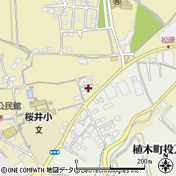 熊本県熊本市北区植木町滴水179周辺の地図