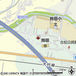 大村市鈴田出張所周辺の地図