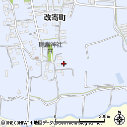 熊本県熊本市北区改寄町2534周辺の地図